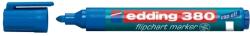 edding Marker Edding 380 pentru flipchart, varf rotund, 1.5-3 mm, albastru (ED380003) - forit