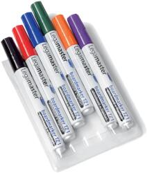 Legamaster Marker pentru tabla Legamaster, TZ1 varf rotund, 1.5-3 mm, 6 culori/set (negru, rosu, albastru, verde, orange, mov) (PS110096)