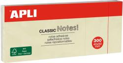 Apli Notite adezive, Apli, 40 x 50 mm, galben, 300 file (AL010975) - forit