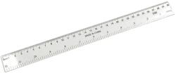  Rigla plastic, transparent, 30 cm (EV248850)