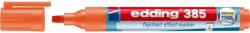 edding Marker flipchart edding Ecoline 385, corp din plastic reciclat, varf pensula flexibil, 1-5 mm, portocaliu (ED385006)