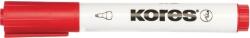 Kores Marker pentru tabla Kores, varf rotund 3mm, rosu (KS000202)