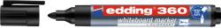 edding Marker Edding 360 pentru tabla, varf 1.5-3 mm, negru (ED360001)