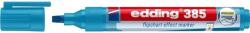 edding Marker flipchart edding Ecoline 385, corp din plastic reciclat, varf flexibil, 1-5 mm, albastru deschis (ED385010)
