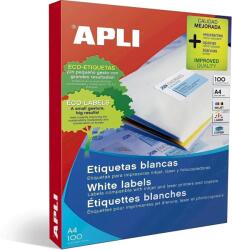 APLI Etichete autoadezive Apli, A4, colturi rotunjite, 99.1 x 67.7 mm, 800 bucati, 100 coli/top (AL02420)