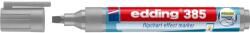 edding Marker flipchart edding Ecoline 385, corp din plastic reciclat, varf pensula flexibil, 1-5 mm, argintiu/gri (ED385026)