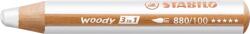 Stabilo Creion Stabilo Woody 3 in 1, alb (SW880100)