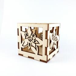 Amco Suport lumanari de Craciun cu model de floarea craciunului dimensiuni 6x6x6 cm (PM071)