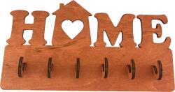 Amco Suport chei Home din lemn cu 6 agatatori 20x10x2, 4 cm, Cires (PM091)