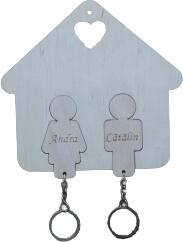 Amco Suport chei personalizat 14 x 14 x 0.6 cm (PM264)