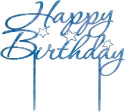 Amco Topper Happy Birthday ornament tort 200 x 220 x 3 mm (PM234)
