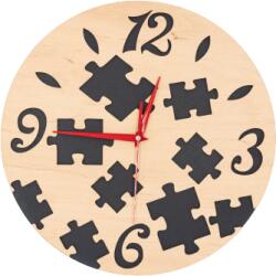 Amco Ceas de perete din lemn Puzzle 30 x 30 x 3 cm (PM185)