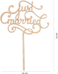 Amco Topper Just Married 16x23 (PM330)