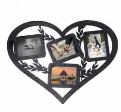 Amco Rama foto din lemn in forma de inima 50 cm x 40 cm (PM307)