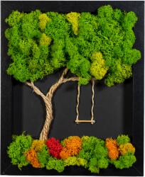 Amco Rama Foto Copacul cu Leagan - Decor cu Licheni Naturali, 25x30 cm (PM400)