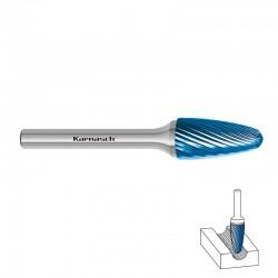 Karnasch Борфреза F (RBF) Ø 10, 0 x 20, 0 (Ø 6, 0) | 65mm HP-2 BLUE-TEC (1123)