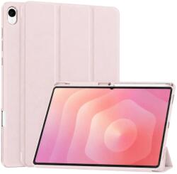 Techsuit Samsung Galaxy Tab S12 Plus rózsaszín Techsuit Flex Trifold tablet tok ceruzatartóval