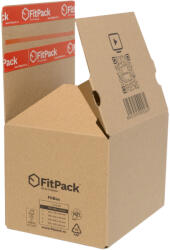 FitPack Cutie Carton cu Autoformare FitBox, 300x215x140mm, Autoadeziv, Banda Desigilare, Natur (FB3-300215140)