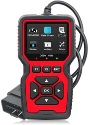 Techstar Tester Diagnoza Auto Techstar V519 OBD2, diagnoza motor, citire si stergere coduri eroare, tensiune baterie, compatibil masini OBDII, afisaj color (SKU3349)