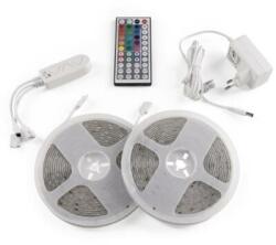  LED szalag, 2x5m, 300 LED, 22W, RGB, AVIDE, (2 db) (ALSB5050RGBTUYA44-10M) (ALSB5050RGBTUYA44-10M)