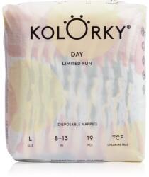 Kolorky Day Limited Fun scutece de unică folosință mărime L 8-13 kg 19 buc