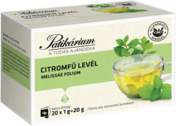 Patikárium citromfűlevél filteres tea 20 db