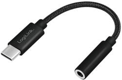 LogiLink USB Type-C kábel 3, 5 mm-es audio jack adapterhez, 13 cm