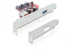 Delock PCI Express Card > 1 x külső 1 x belső USB 3.0