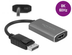Delock Aktív DisplayPort 1.4 - HDMI adapter 8K HDR funkcióval