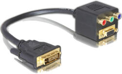 Delock Adapter DVI29 apa VGA + 3xCinch anyára