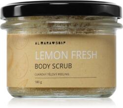Almara Soap Body Scrub cukros test peeling narancsbőrre illattal Lemon Fresh 180 g