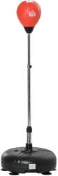 HOMCOM Sac de box cu înălțime reglabilă, mănuși incluse, din PE și metal, 45x45x133-151 cm, roșu | Aosom Romania (A91-192RD) Sac de box