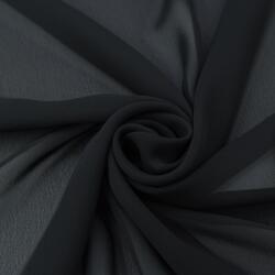  Szövet Chiffon Színe Fekete (SZY044)