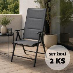 Avenberg Steve állítható szék szett, 2db, szürke, ZA25136