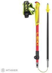 LEKI Ultratrail FX Junior gyerek botok, 95 - 110 cm, naturalcarbon-bright red-neonyellow