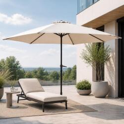  Avenberg Sunny Basic 300 dönthető kerti napernyő, átmérő 3M, bézs, ZA25133