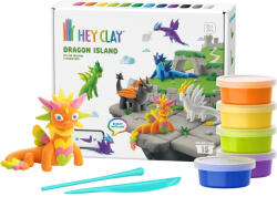 HEY CLAY - "Sárkány-sziget" színes gyurma készlet (HCL15035CEE15) - morzsajatekbolt