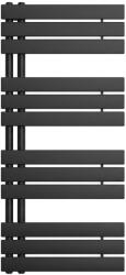 Leziter Solaro Design törölközőszárító radiátor 1200x500 mm fekete (LTRD1-1200500B) - tipparuhaz
