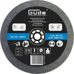 Güde 55512 Güde köszörűkorong 175X25X32/16 mm K80 (55512)