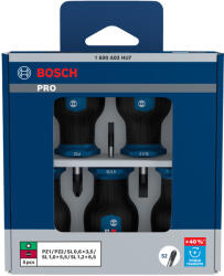 Bosch PRO marokcsavarhúzó PZ/SL készlet, 5 részes (1600A03HU7) - megatool