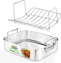 NutriChef Brater NutriChef 38x29.5cm, inox, capacitate 10.8kg, rezistent la temperaturi de pana la 450C (27735539)