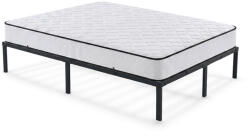 AKORD Összecsukható Fém Ágykeret Rugós Matraccal 120x200 cm Fekete 9 Lábbal 20 Léccel (ZWLMM000000200CMBI0120US)