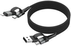 Ansmann Cablu USB ANSMANN, magnetic, USB-A/C - USB-C/Lightning, 1, 2 m 1700-0188 (1700-0188)