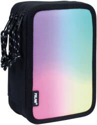 MILAN Penar cu instrumente Milan Sunset - Negru, 3 fermoare (52602) Penar