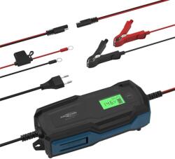 ANSMANN BC 6-12V/6A intelligens autós akkumulátor töltő 10 fokozatú fekete 1001-0145 (1001-0145)