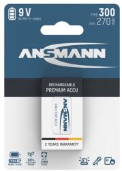 ANSMANN akku, 6F22 Type 300, 9 V, 300 mAh maxE, 1 db 5035453 (5035453)