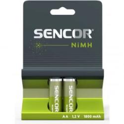Sencor SBA HR6 2BP AA NiMH 1800mAh elem 2db (37000453) (37000453) - aqua