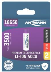 ANSMANN akku, Li-ion, Lítium, 18650 típusú, 3500 mAh, 3, 6 V 1307-0001 (1307-0001)