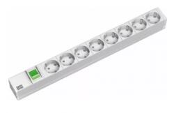 Bachmann PDU Bachmann BM-333.400, 8x Schuko, White (BH-333.400)