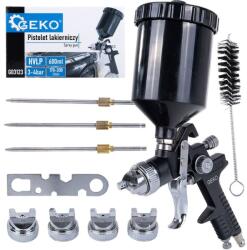 GEKO Pistol de vopsit HVLP, 4 duze (1, 3-1, 4-1, 7-2) 63226 (G03123)
